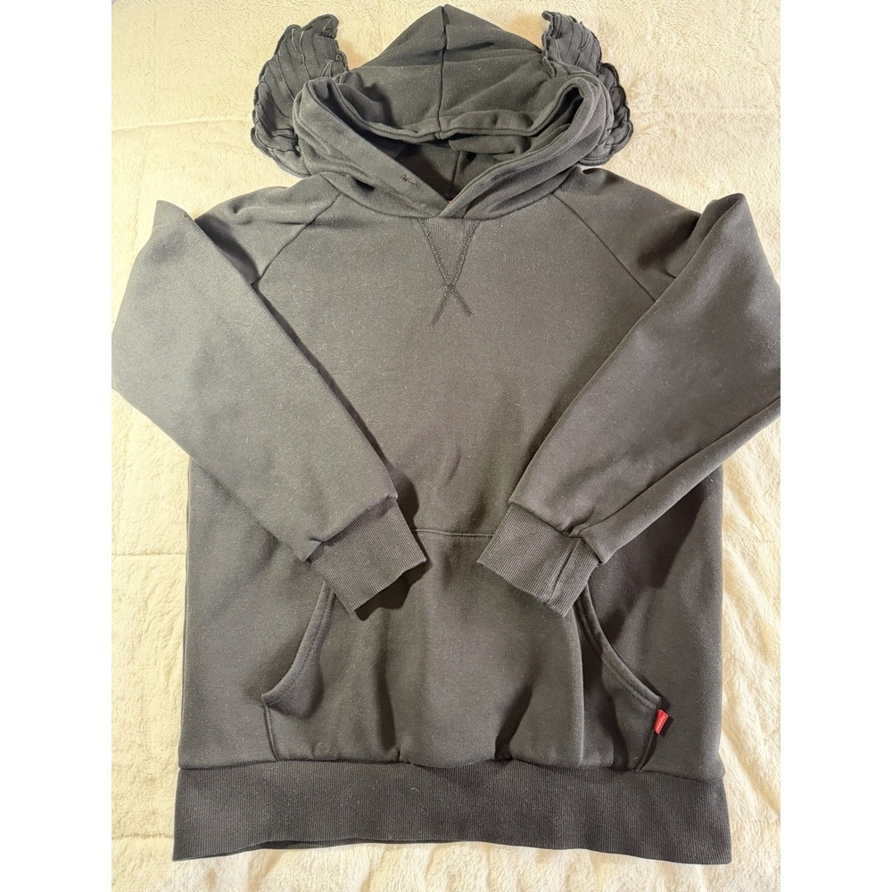 Supreme Angel Winged Vintage  Hooded Sweatshirt Black